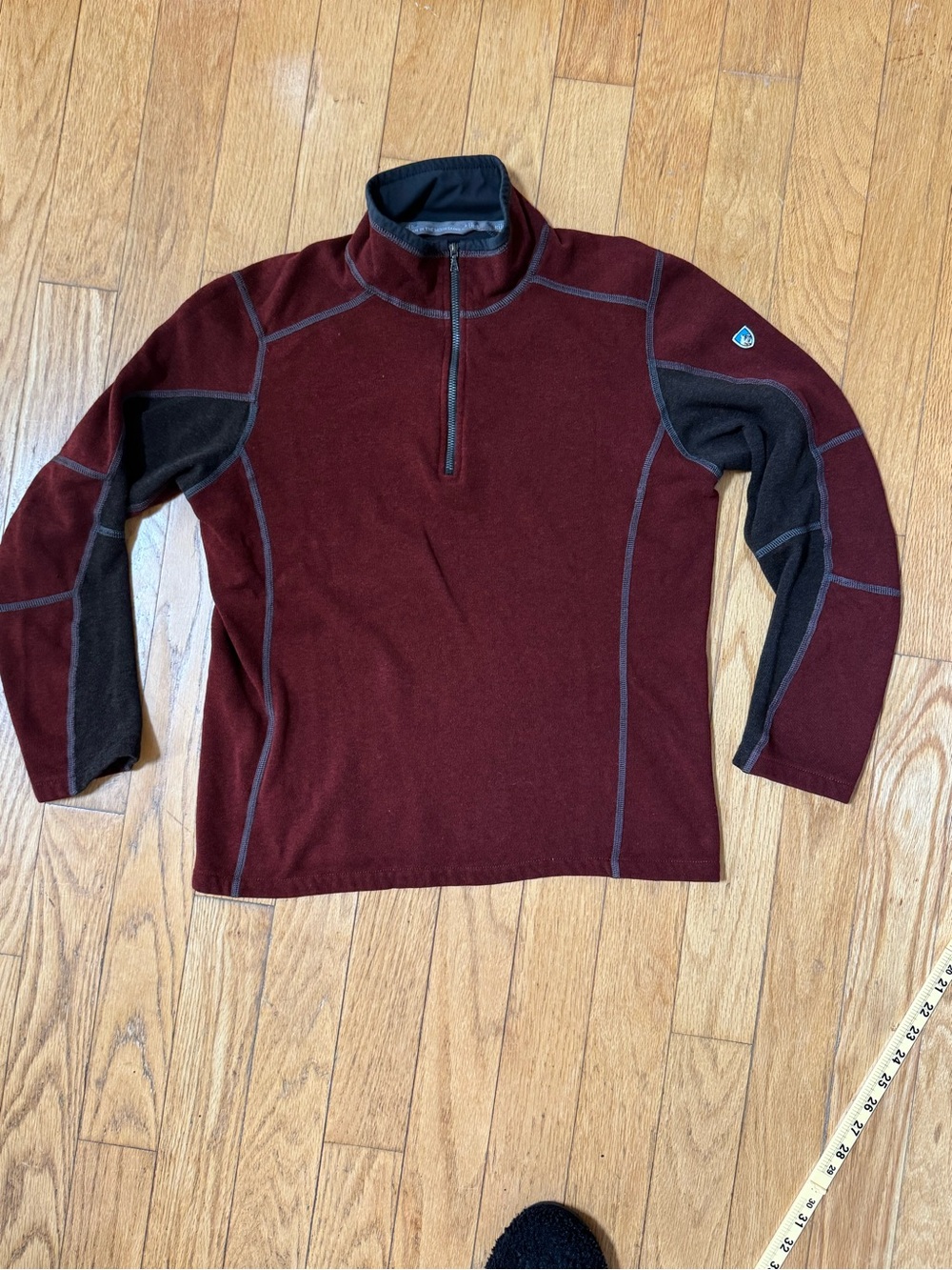 Kuhl Mens Revel Kashmira 1/4 Zip Fleece Pullover Sz S Outdoor Hiking Gorpcore